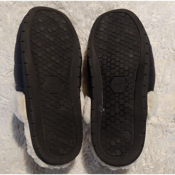 Vionic Josephine Black Orthopedic Arch Support Fur Indoor/Outdoor Slipper 9 - Picture 9 of 9